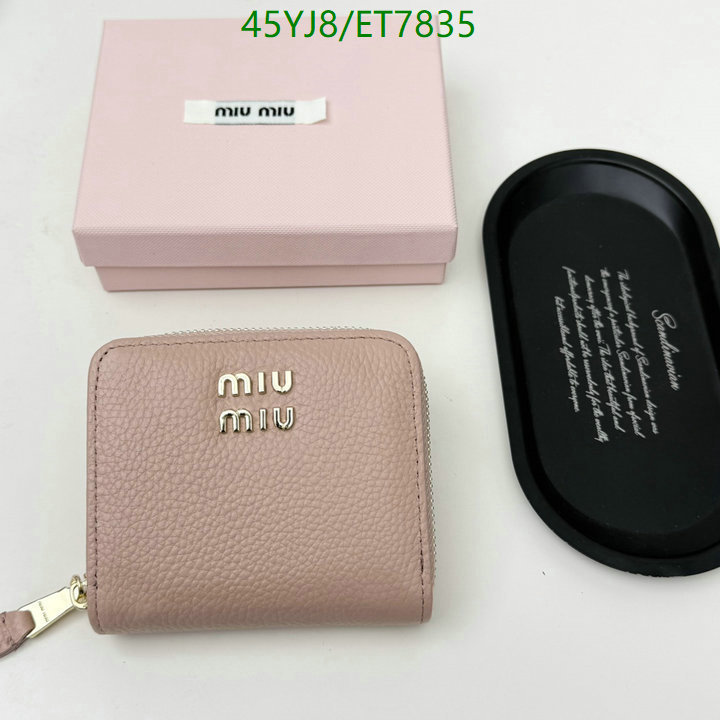 Miu Miu-Wallet-4A Quality Code: ET7835 $: 45USD