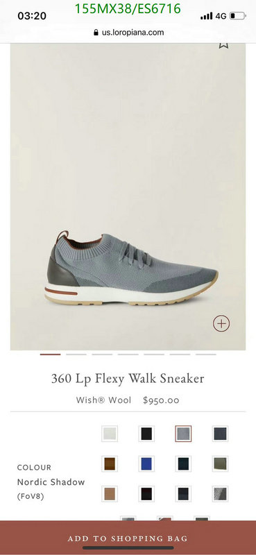 Loro Piana-Women Shoes Code: ES6716 $: 155USD