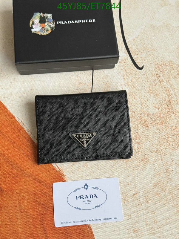 Prada-Wallet-4A Quality Code: ET7844 $: 45USD