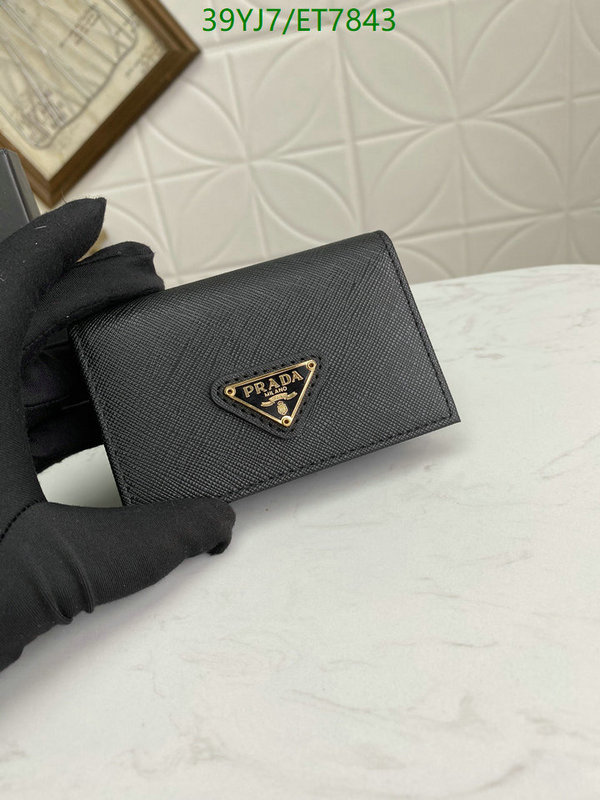Prada-Wallet-4A Quality Code: ET7843 $: 39USD