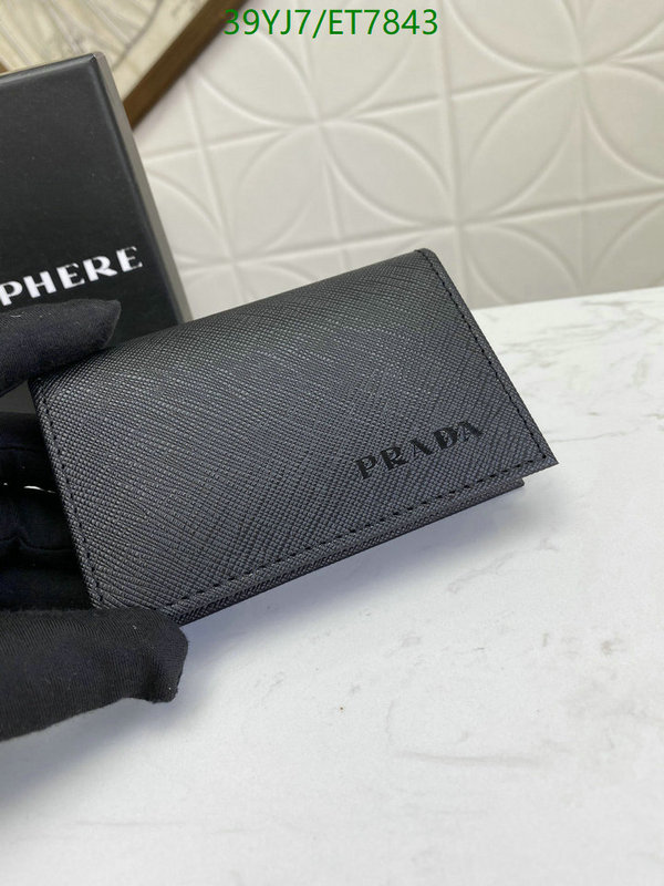 Prada-Wallet-4A Quality Code: ET7843 $: 39USD