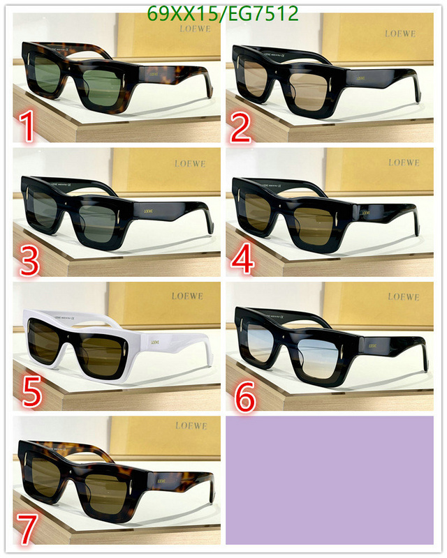 Loewe-Glasses Code: EG7512 $: 69USD