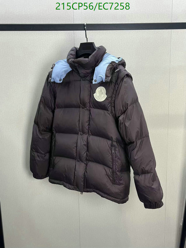 Moncler-Down jacket Men Code: EC7258 $: 215USD