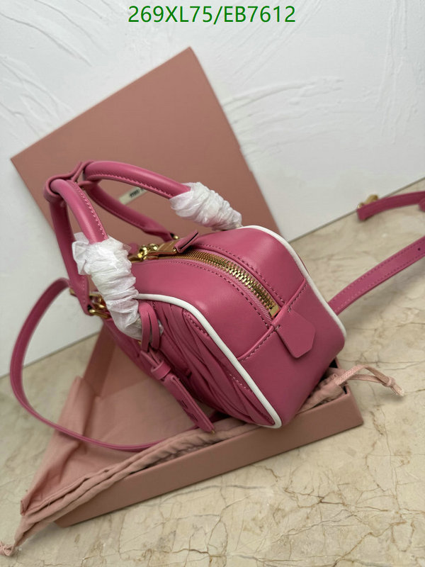 Miu Miu-Bag-Mirror Quality Code: EB7612 $: 269USD