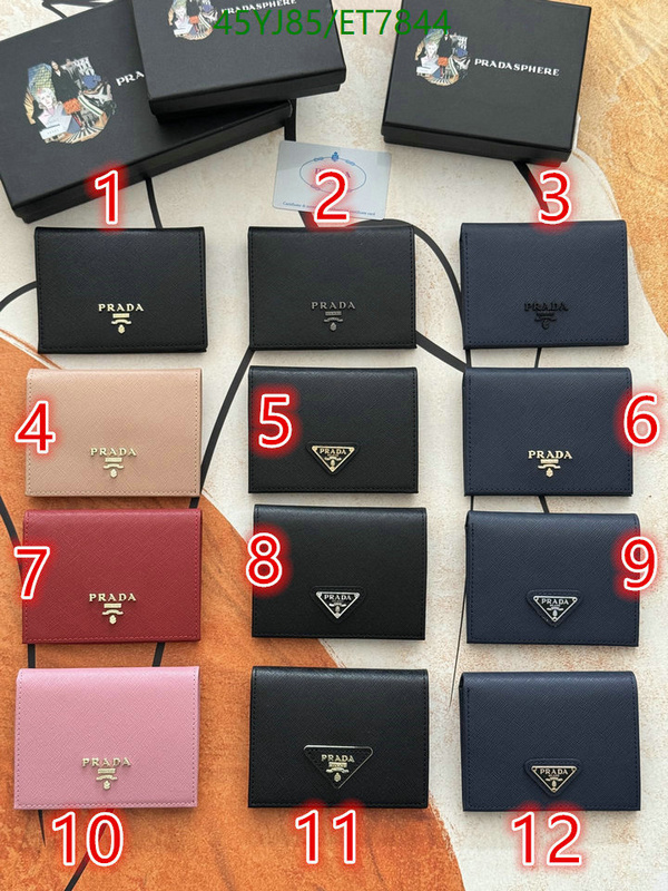 Prada-Wallet-4A Quality Code: ET7844 $: 45USD