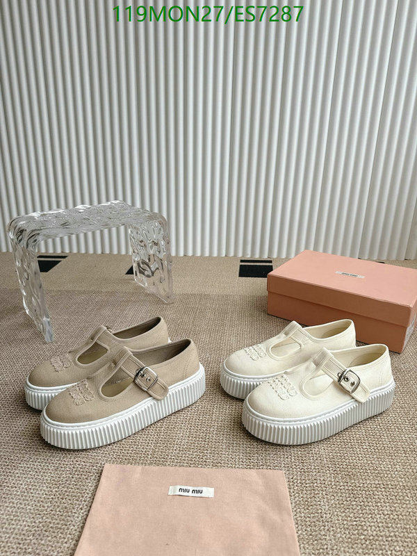 Miu Miu-Women Shoes Code: ES7287 $: 119USD