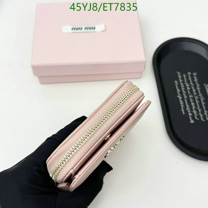 Miu Miu-Wallet-4A Quality Code: ET7835 $: 45USD
