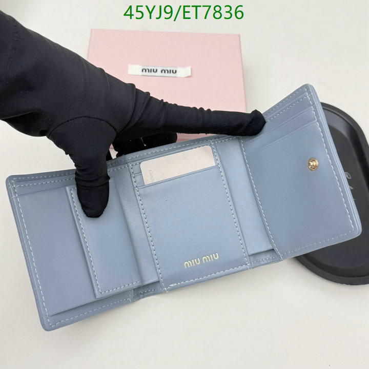 Miu Miu-Wallet-4A Quality Code: ET7836 $: 45USD