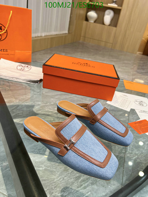 Hermes-Women Shoes Code: ES6703 $: 100USD