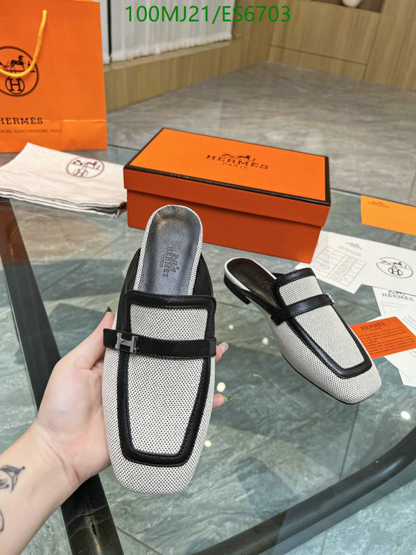 Hermes-Women Shoes Code: ES6703 $: 100USD