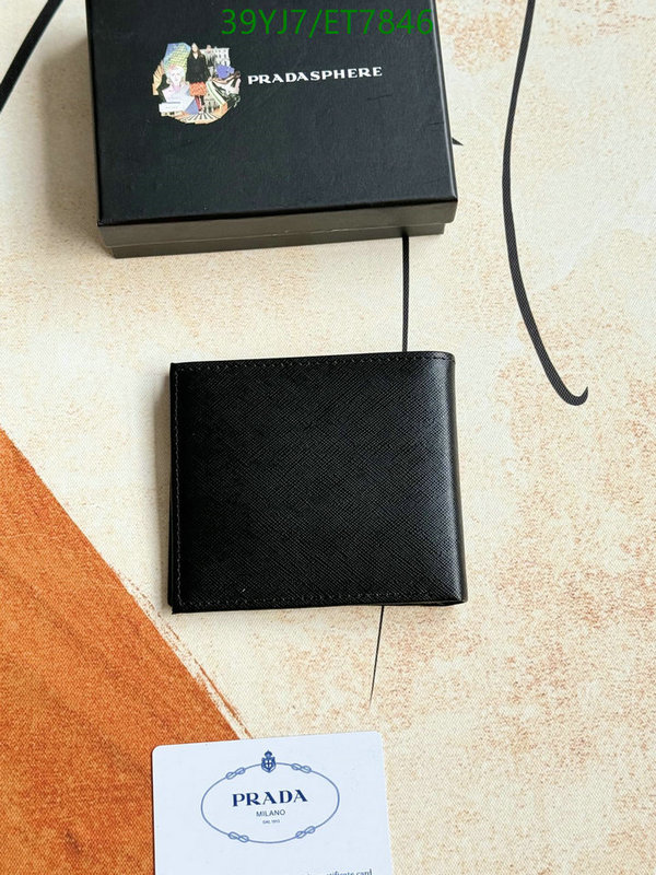 Prada-Wallet-4A Quality Code: ET7846 $: 39USD