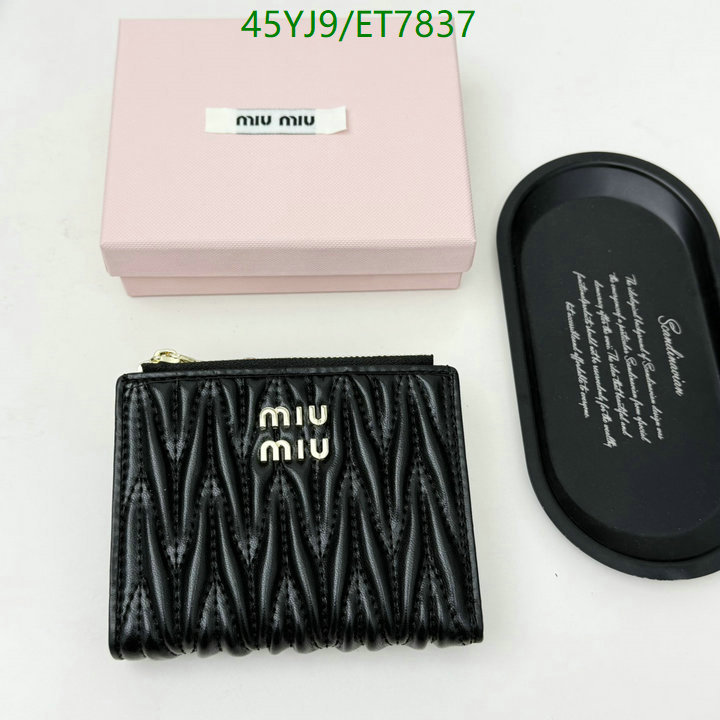 Miu Miu-Wallet-4A Quality Code: ET7837 $: 45USD