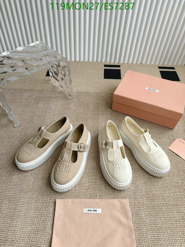Miu Miu-Women Shoes Code: ES7287 $: 119USD