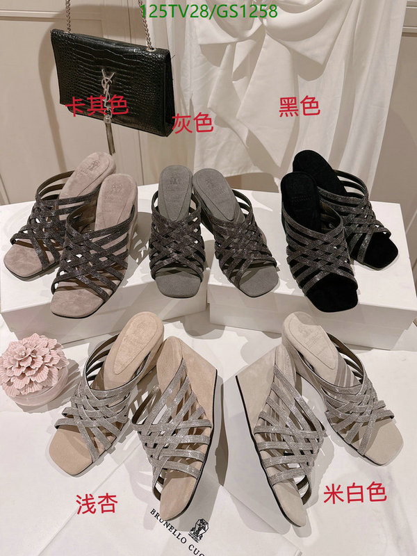 Brunello Cucinelli-Women Shoes Code: GS1258 $: 125USD