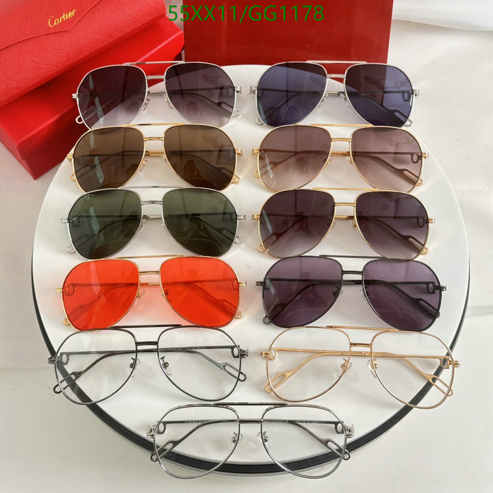 Cartier-Glasses Code: GG1178 $: 55USD