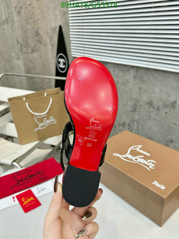 Christian Louboutin-Women Shoes Code: GS5978 $: 89USD