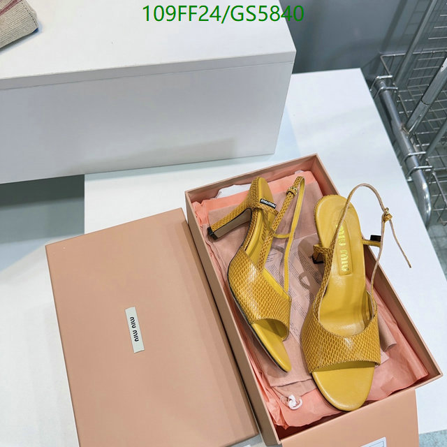 Miu Miu-Women Shoes Code: GS5840 $: 109USD