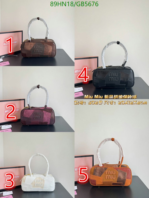 Miu Miu-Bag-4A Quality Code: GB5676 $: 89USD