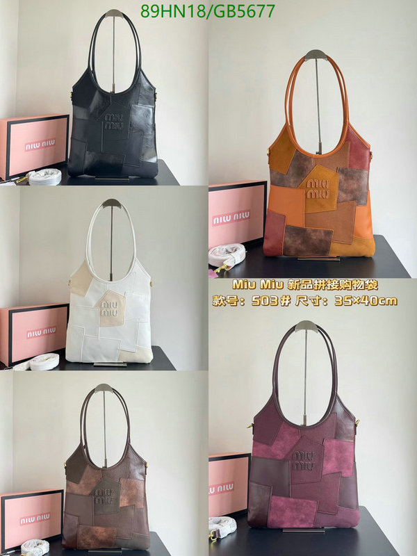 Miu Miu-Bag-4A Quality Code: GB5677 $: 89USD