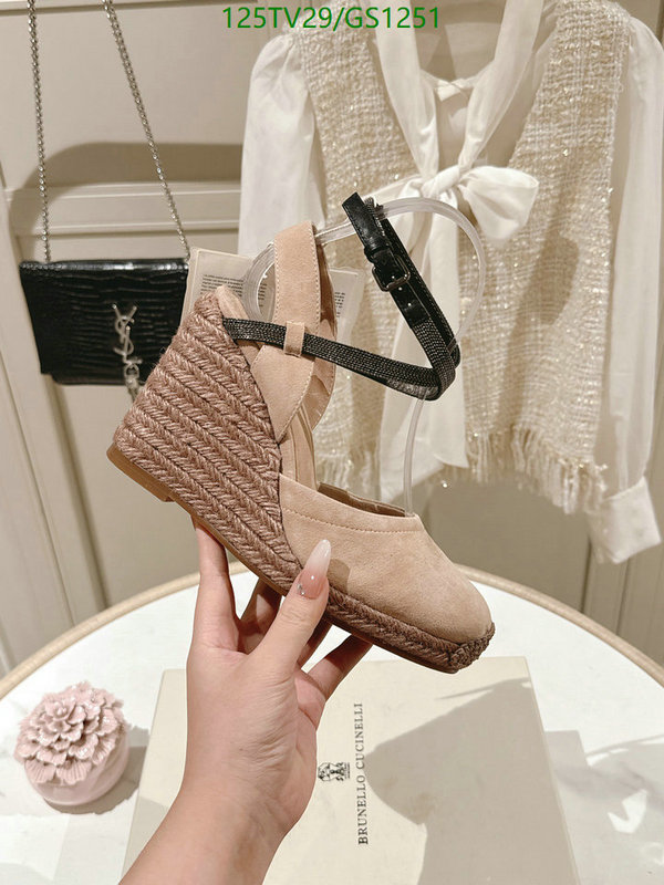 Brunello Cucinelli-Women Shoes Code: GS1251 $: 125USD