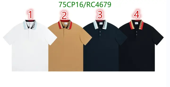 Burberry-Clothing RC4679 $: 75USD