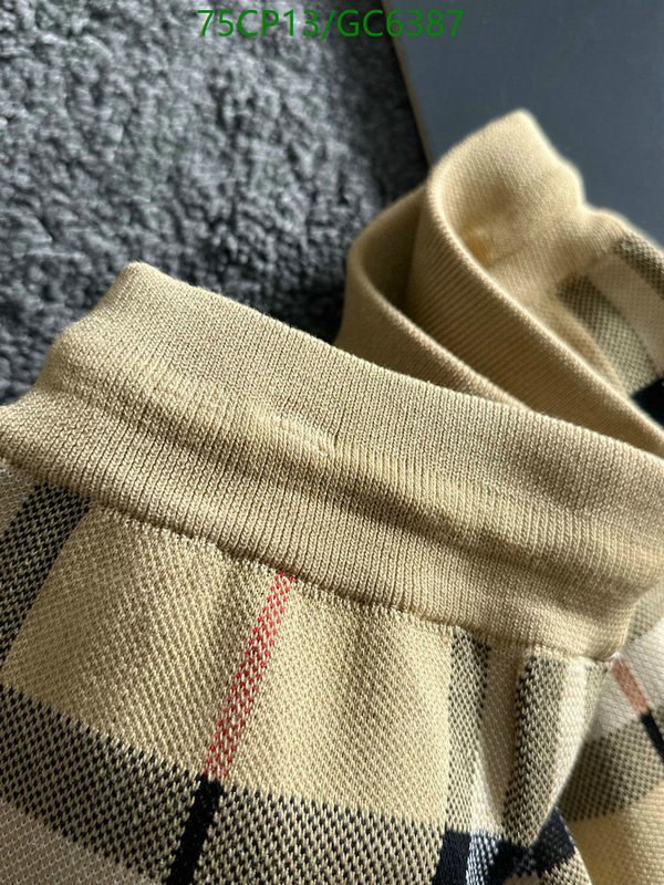Burberry-Clothing Code: GC6387 $: 75USD