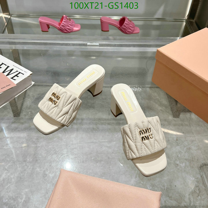 Miu Miu-Women Shoes Code: GS1403 $: 100USD
