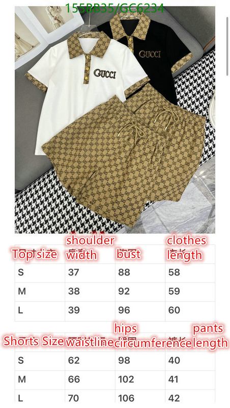 Gucci-Clothing Code: GC6234 $: 155USD