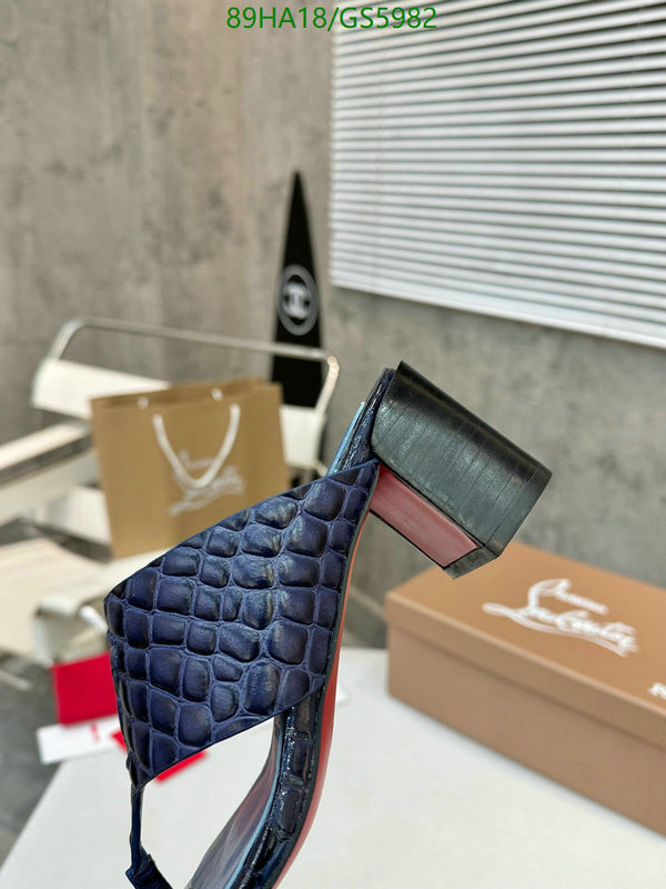 Christian Louboutin-Women Shoes Code: GS5982 $: 89USD