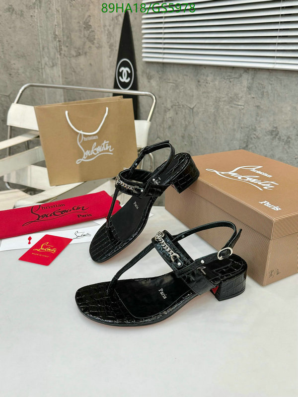Christian Louboutin-Women Shoes Code: GS5978 $: 89USD