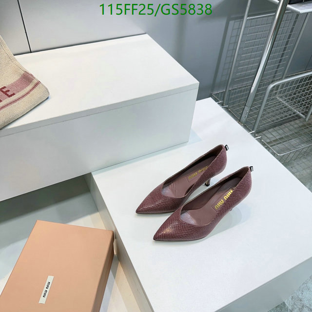 Miu Miu-Women Shoes Code: GS5838 $: 115USD