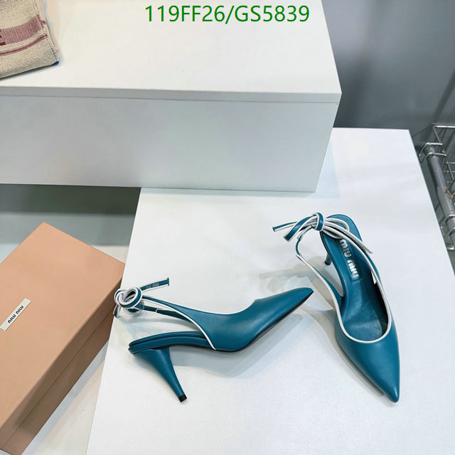 Miu Miu-Women Shoes Code: GS5839 $: 119USD