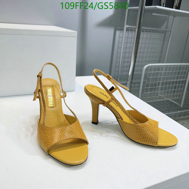 Miu Miu-Women Shoes Code: GS5840 $: 109USD