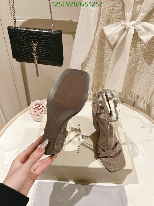Brunello Cucinelli-Women Shoes Code: GS1257 $: 125USD