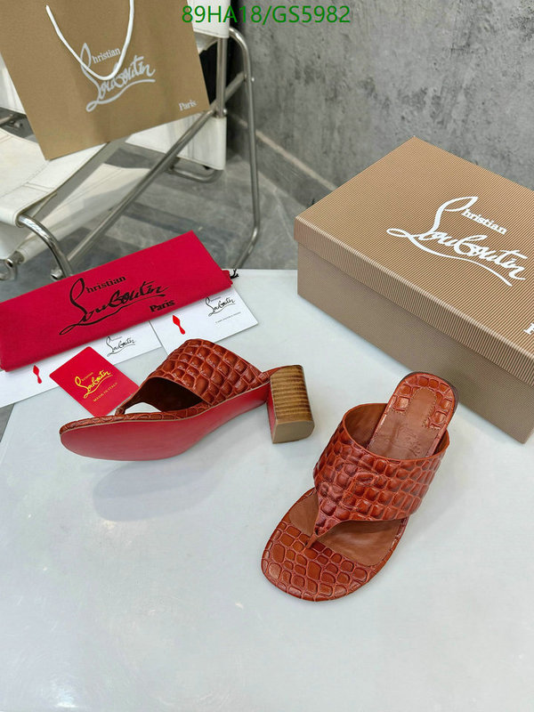Christian Louboutin-Women Shoes Code: GS5982 $: 89USD