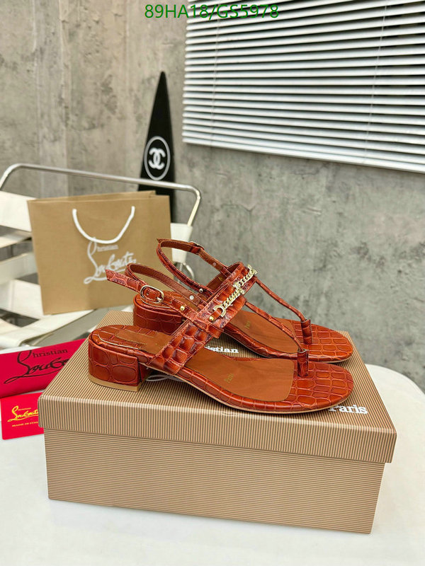 Christian Louboutin-Women Shoes Code: GS5978 $: 89USD