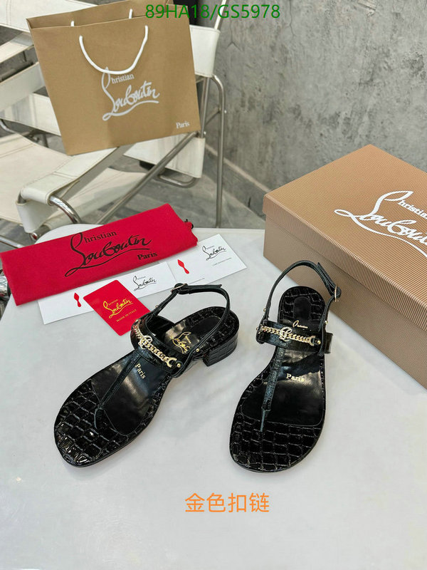 Christian Louboutin-Women Shoes Code: GS5978 $: 89USD