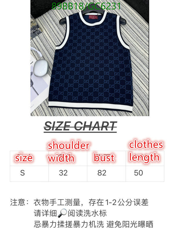 Gucci-Clothing Code: GC6231 $: 89USD
