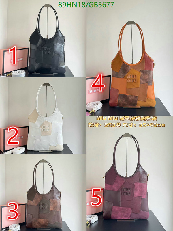 Miu Miu-Bag-4A Quality Code: GB5677 $: 89USD