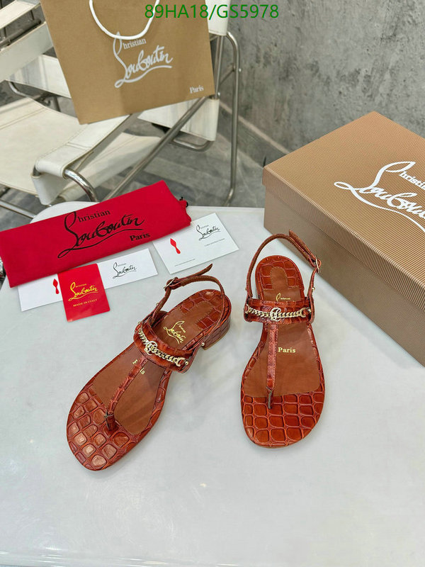 Christian Louboutin-Women Shoes Code: GS5978 $: 89USD