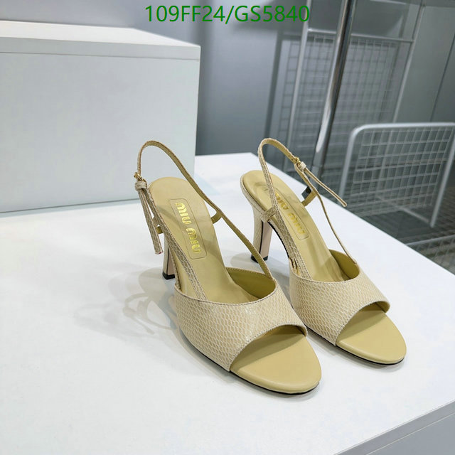 Miu Miu-Women Shoes Code: GS5840 $: 109USD