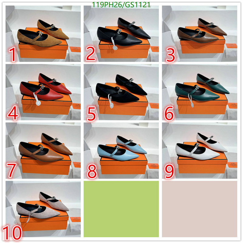 Hermes-Women Shoes Code: GS1121 $: 119USD