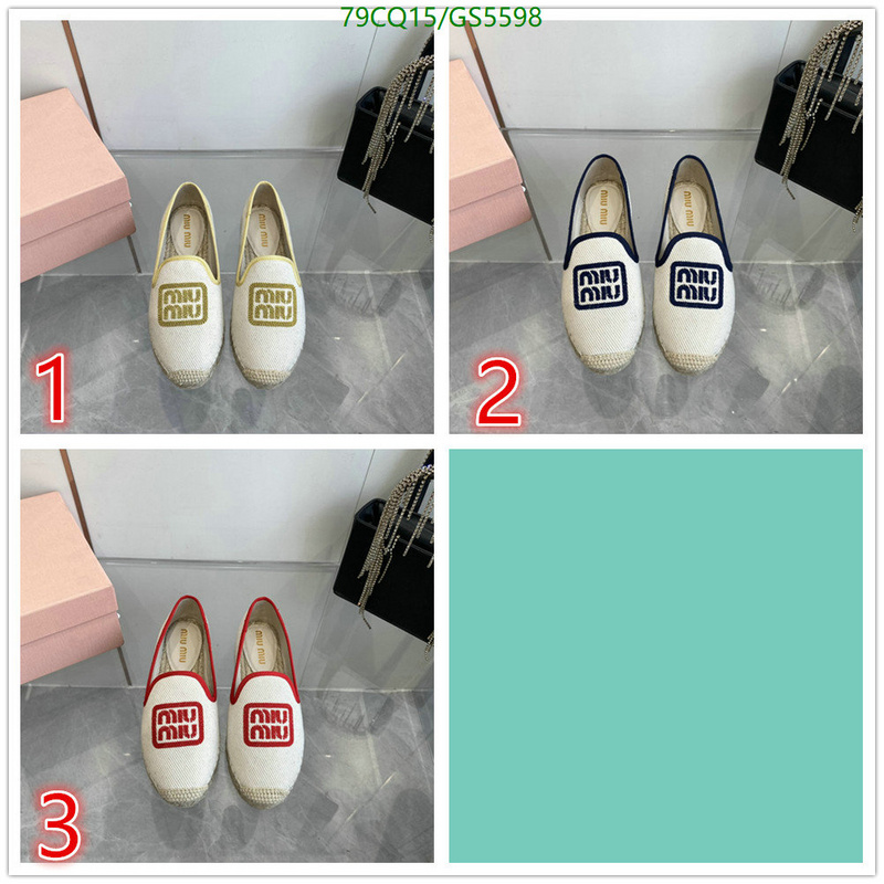 Miu Miu-Women Shoes Code: GS5598 $: 79USD