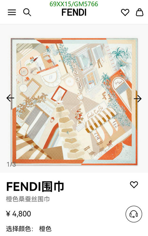 Fendi-Scarf Code: GM5766 $: 69USD