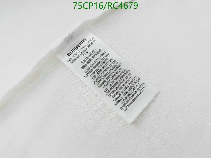 Burberry-Clothing RC4679 $: 75USD