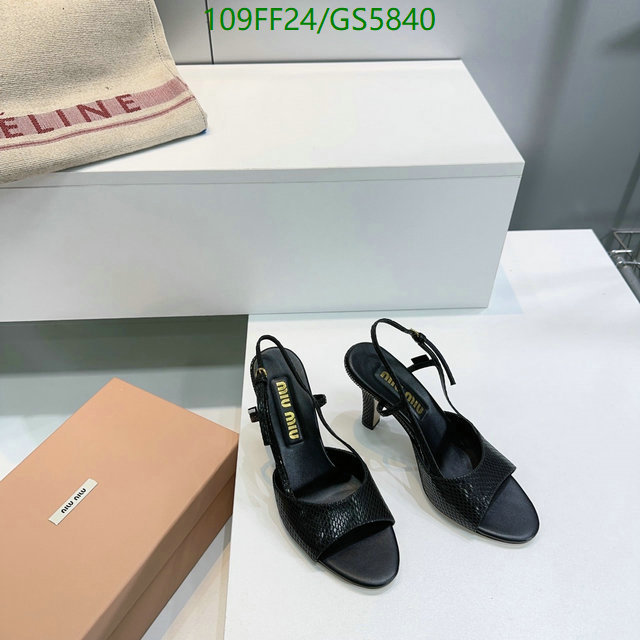 Miu Miu-Women Shoes Code: GS5840 $: 109USD