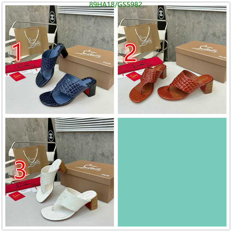 Christian Louboutin-Women Shoes Code: GS5982 $: 89USD