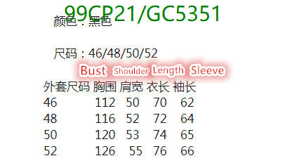 Balenciaga-Clothing Code: GC5351 $: 99USD