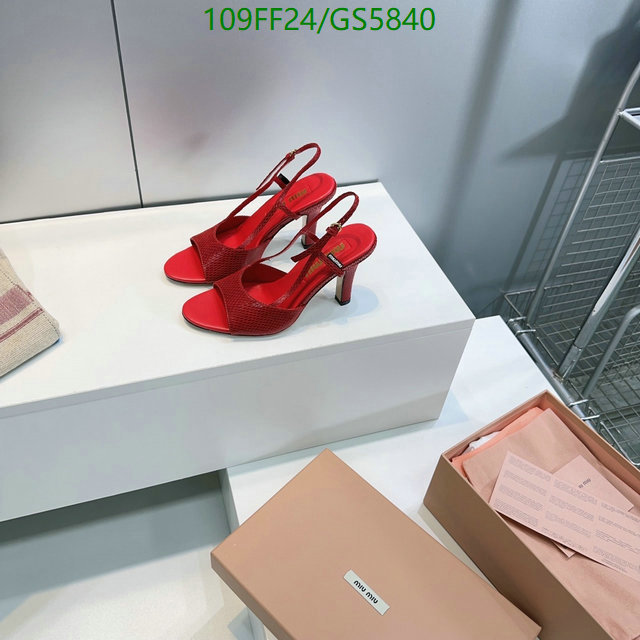 Miu Miu-Women Shoes Code: GS5840 $: 109USD