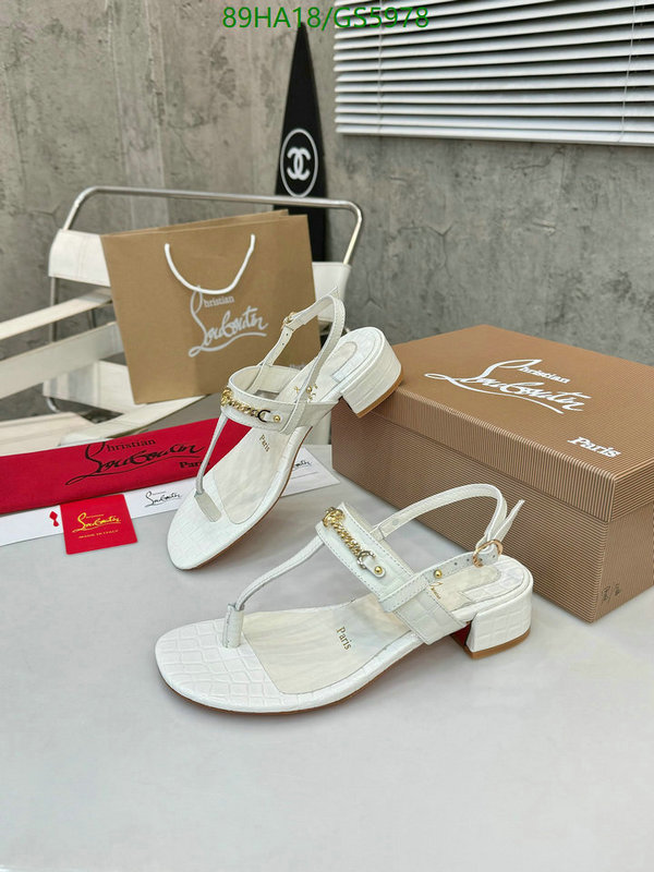 Christian Louboutin-Women Shoes Code: GS5978 $: 89USD
